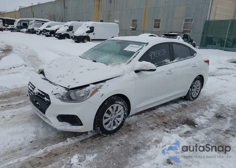 2021 Hyundai Accent Se из США, поврежденный, VIN 3KPC24A63ME132510